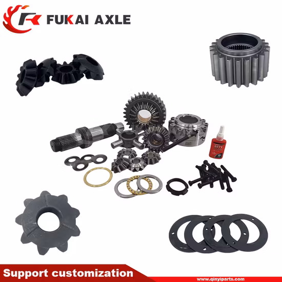 Maßgeschneiderte OEM-Schmiedeguss-Kronenkegelritzel, Differential, gerade Spirale, schraubenförmige Hypoid-Keilwelle, Außenschleifzähne, Stirnradschneckenantriebsrad